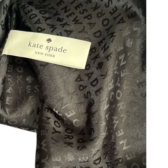 Kate Spade New York Black Byrdie Sawyer Pebbled Leather Tote Shoulder Bag Purse - Picture 5 of 6